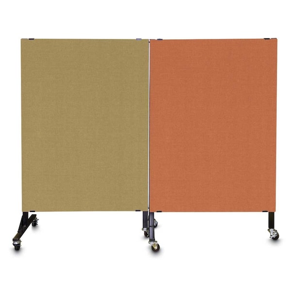 Enclosed Corkboard, 1 Door, 72"x48", 4" Fra
